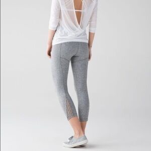 Lululemon True Self Crop II Heathered Slate